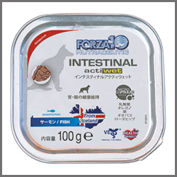 画像1: FORZA10-フォルツァディエチ-　インテスティナル アクティウェット (胃腸)　100g×12缶　ドッグフード　ウェット
