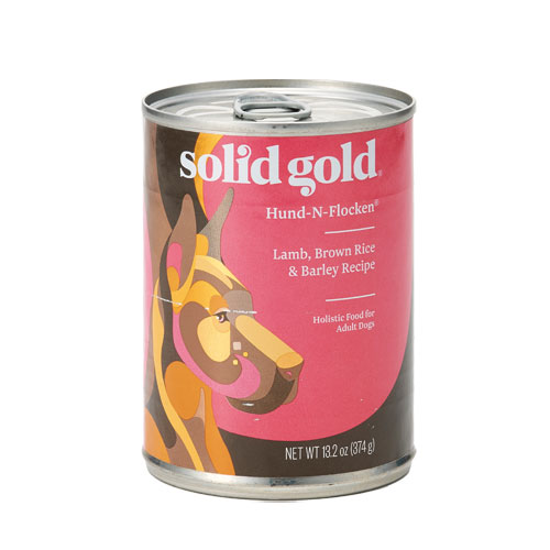 画像1: ソリッドゴールド ラム&大麦缶 374g   [ ドッグフード  ウェットフード 成犬用 solid gold ] 