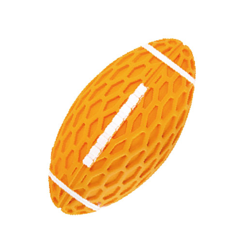 画像1: プラッツ Favo ファボ フットボール オレンジ  [ 取寄せ1週間前後 犬用 ボール おもちゃ  PLATZ ]