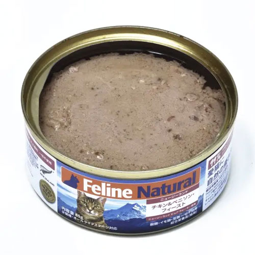 画像1: Feline Natural プレミアム缶 チキン＆ベニソン・フィースト 85g [ キャットフード 全年齢 フィーラインナチュラル ウェットフード ]